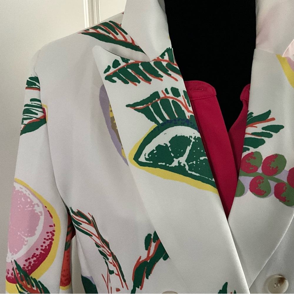 NWOT Blazer Lemon Lime Bright Jacket - Picture 9 of 9
